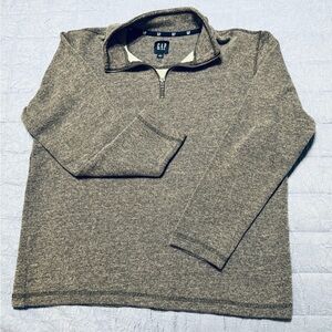 GAP Men's Brown Zip-Up Pullover